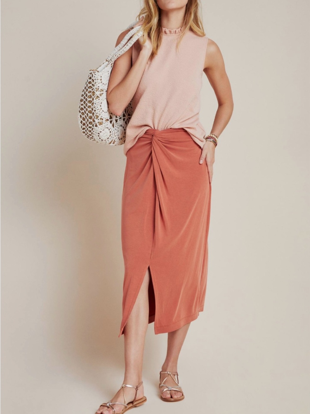 Anthropologie Junie Midi Skirt